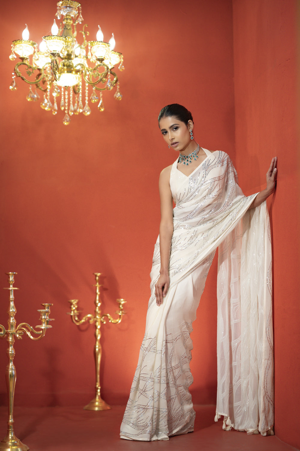 The 'astral' embroidered saree