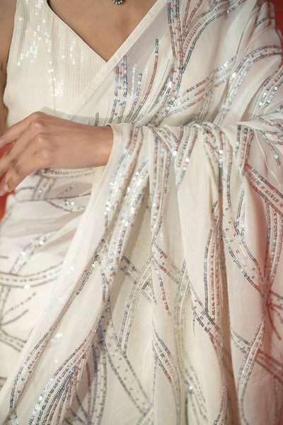 The 'astral' embroidered saree