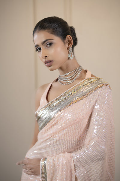 The 'averie' hand embroidered saree