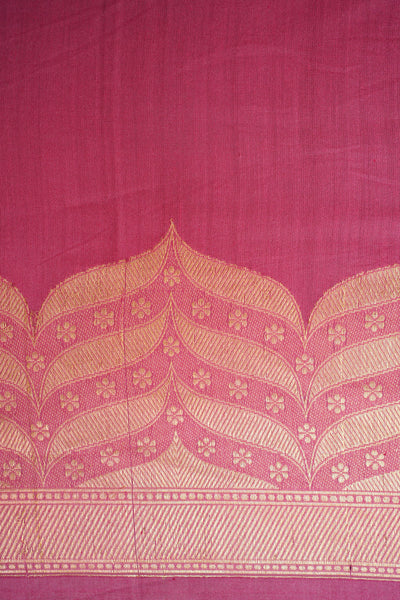 HANDWOVEN PINK-YELLOW ORGANZA SAREE