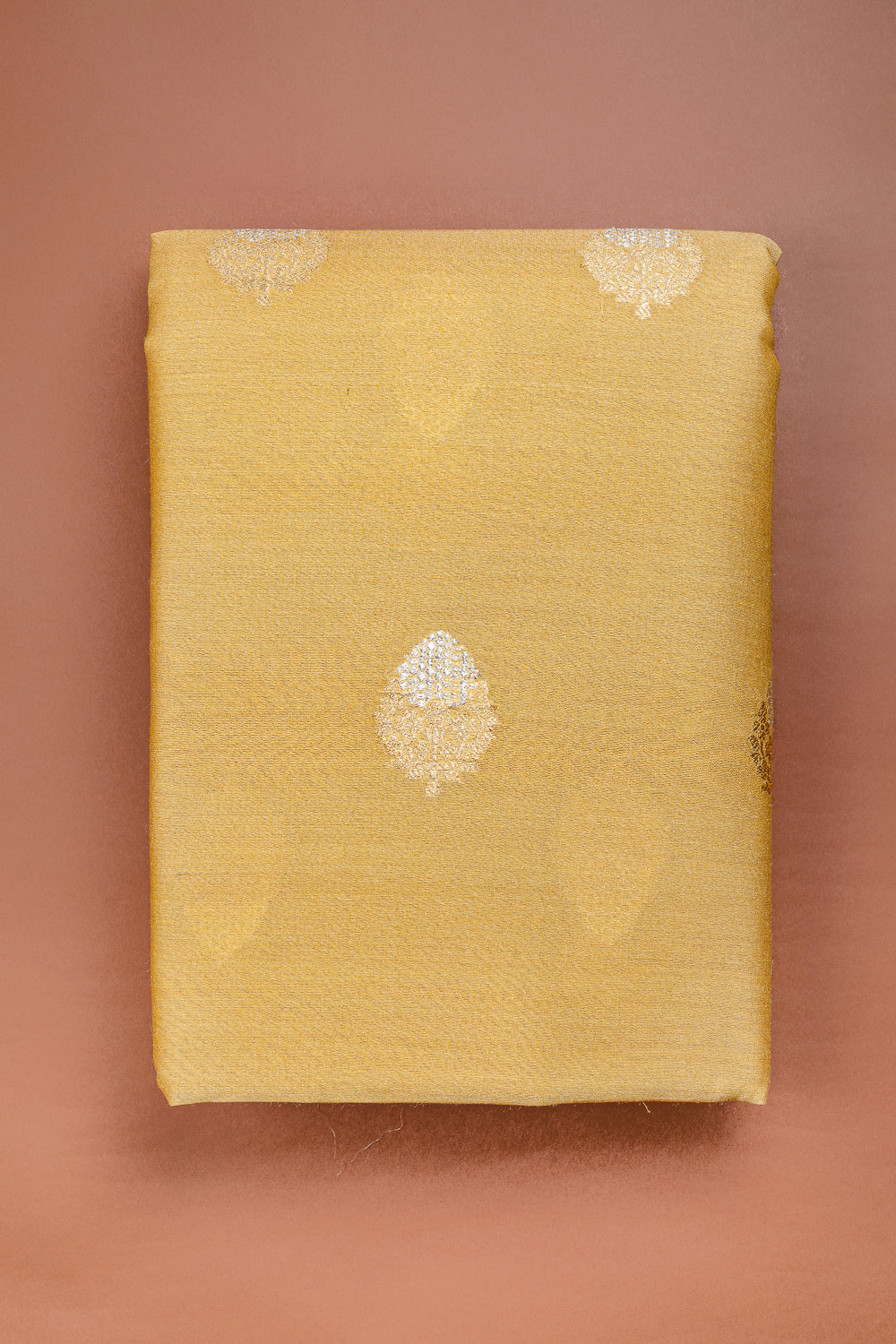 HANDWOVEN YELLOW MUGA FABRIC