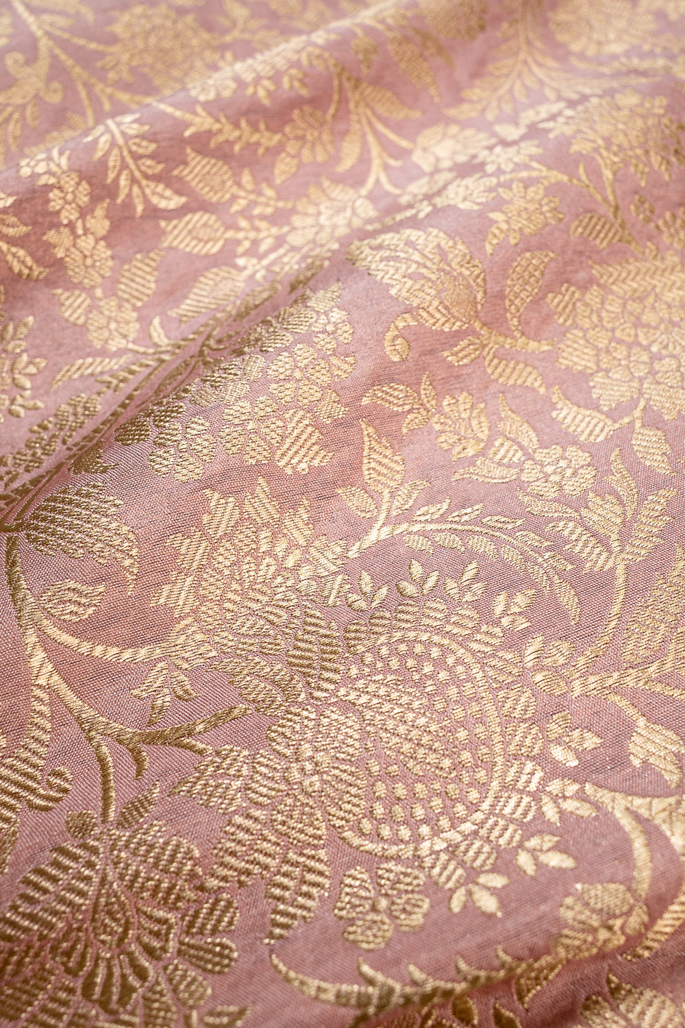 HANDWOVEN PINK JANGLA SILK FABRIC